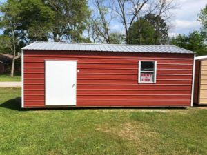 portable buildings with roll up doors